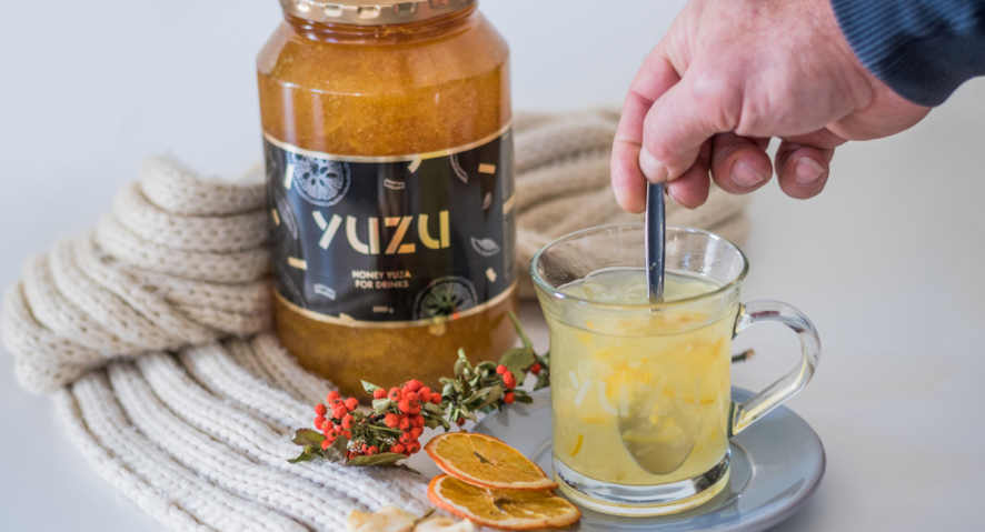 yuzu horúci nápoj